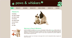 Desktop Screenshot of pawsandwhiskerspetstore.com.au